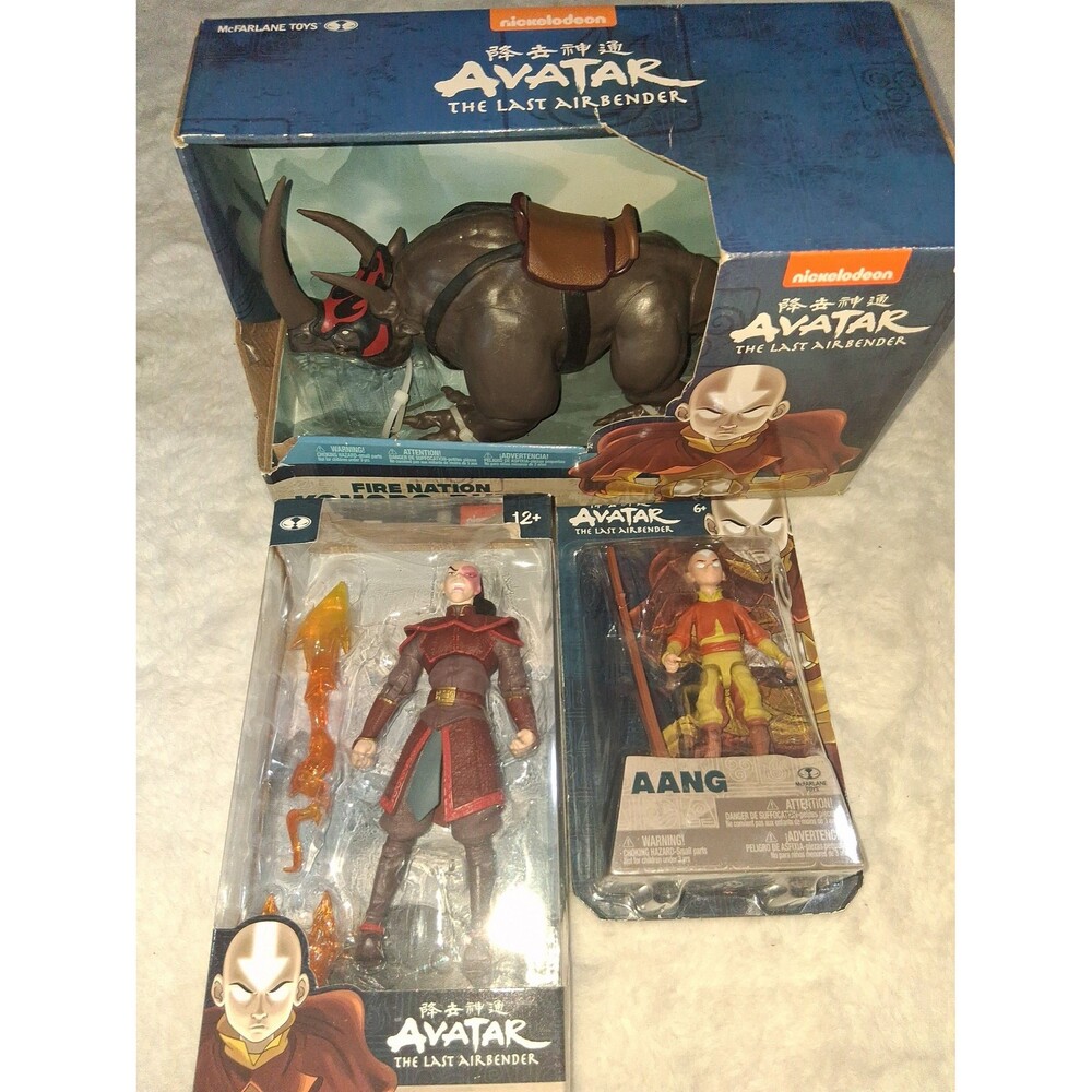 McFarlane Toys Avatar The Last Airbender Action Figures Lot of 3
